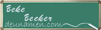 Beke Becker Visitenkarte